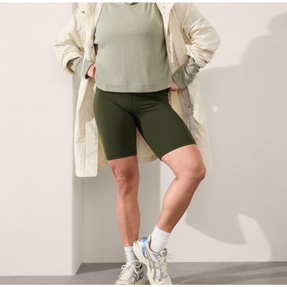 Athleta Presence Hoodie Moss Green Size Medium - Picture 6 of 7